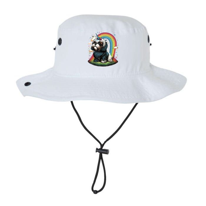 Shih Tzu Unicorn On Rainbow Unicorn Shih Tzu Bucket Hat