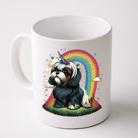 Shih Tzu Unicorn On Rainbow Unicorn Shih Tzu Mug