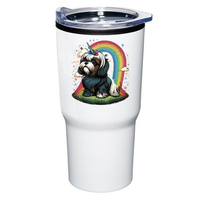 Shih Tzu Unicorn On Rainbow Unicorn Shih Tzu Tumbler