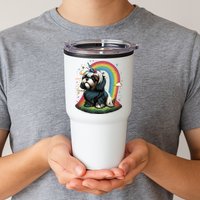 Shih Tzu Unicorn On Rainbow Unicorn Shih Tzu Tumbler
