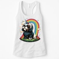 Shih Tzu Unicorn On Rainbow Unicorn Shih Tzu Womens Tank Top