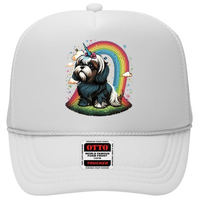 Shih Tzu Unicorn On Rainbow Unicorn Shih Tzu Trucker Hat
