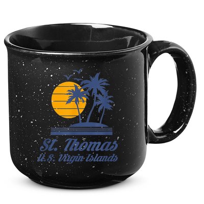 St. Thomas US Virgin Islands Shirt Caribbean Beach Souvenir 15oz Campfire Ceramic Mug