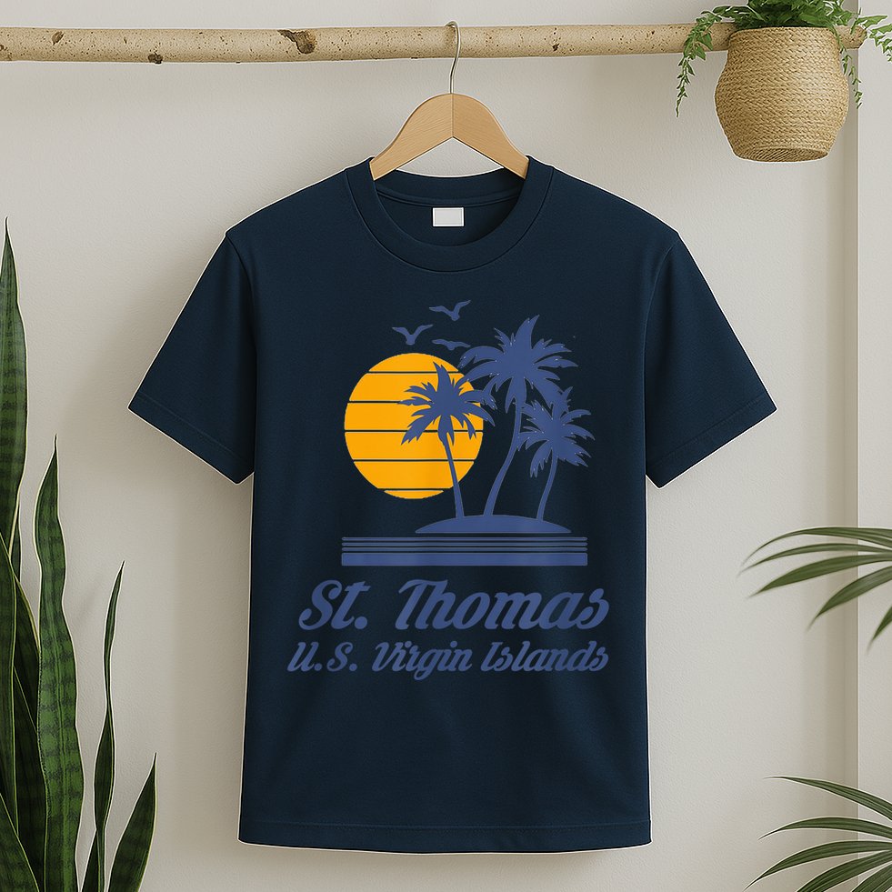 St. Thomas US Virgin Islands Shirt Caribbean Beach Souvenir T-Shirt