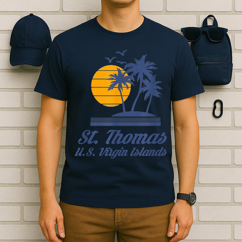 St. Thomas US Virgin Islands Shirt Caribbean Beach Souvenir T-Shirt