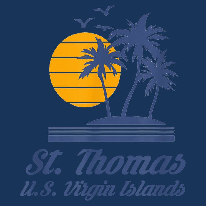 St. Thomas US Virgin Islands Shirt Caribbean Beach Souvenir 16 in Basic Backpack