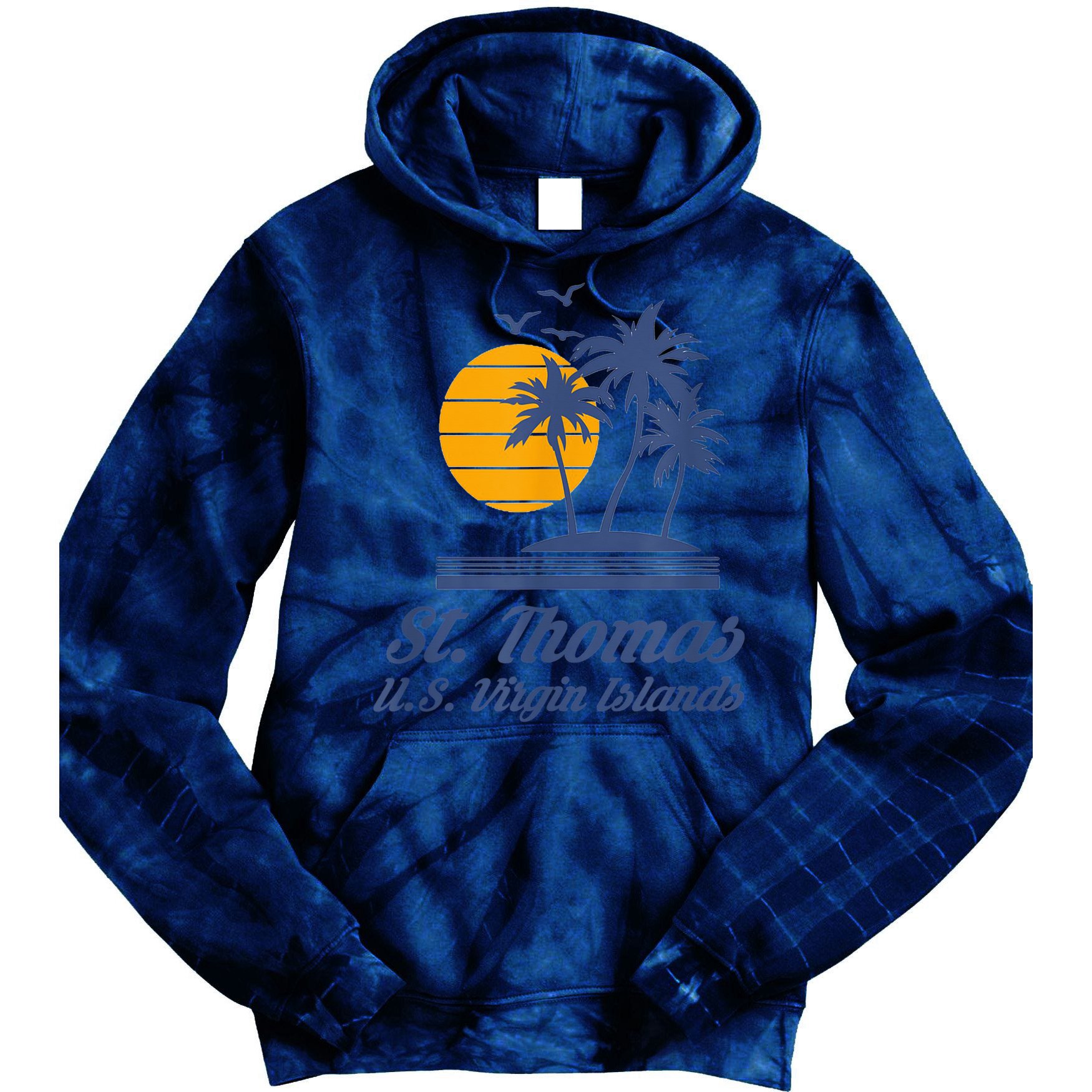St. Thomas US Virgin Islands Shirt Caribbean Beach Souvenir Tie Dye Hoodie