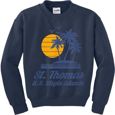 St. Thomas US Virgin Islands Shirt Caribbean Beach Souvenir Kids Sweatshirt