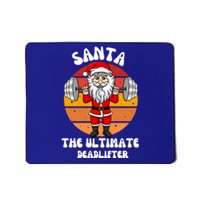 Santa The Ultimate Deadlifter Funny Vintage Gym Christian Cool Gift Mousepad