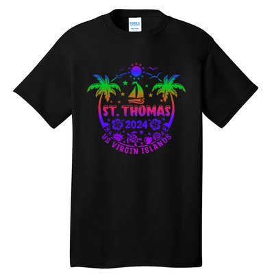 St Thomas Us Virgin Islands Summer Vacation 2024 Tall T-Shirt