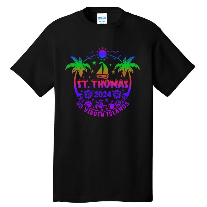 St Thomas Us Virgin Islands Summer Vacation 2024 Tall T-Shirt