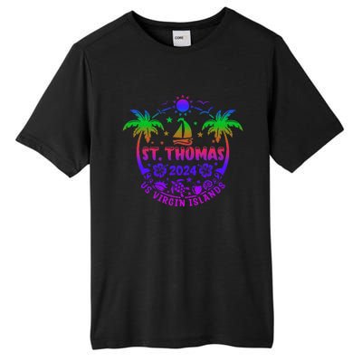 St Thomas Us Virgin Islands Summer Vacation 2024 Tall Fusion ChromaSoft Performance T-Shirt