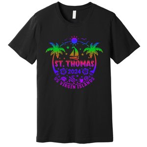 St Thomas Us Virgin Islands Summer Vacation 2024 Premium T-Shirt