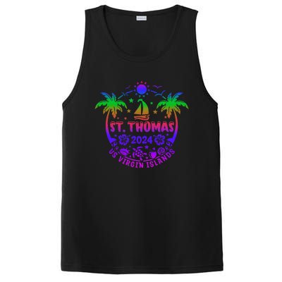 St Thomas Us Virgin Islands Summer Vacation 2024 PosiCharge Competitor Tank