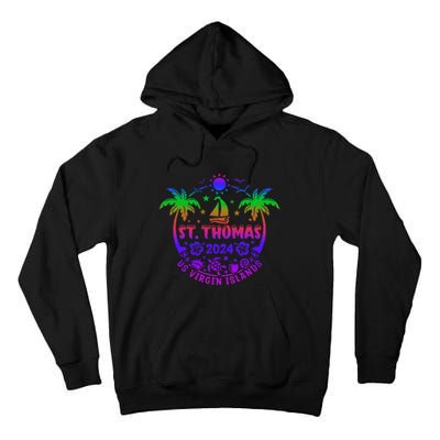 St Thomas Us Virgin Islands Summer Vacation 2024 Tall Hoodie