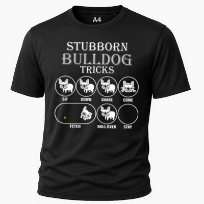 Stubborn Bulldog Tricks Performance Shirt