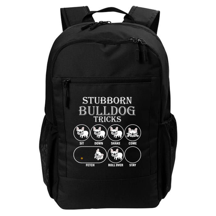 Stubborn Bulldog Tricks Backpack