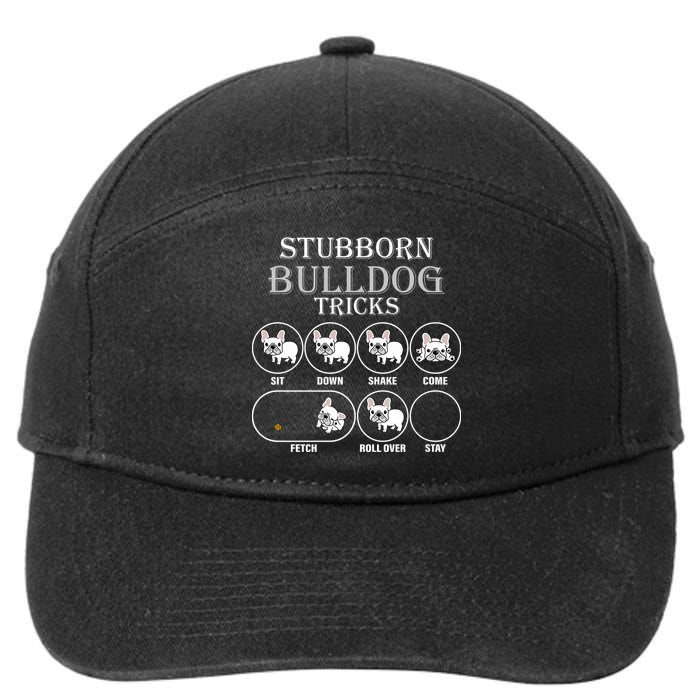 Stubborn Bulldog Tricks 7-Panel Snapback Hat