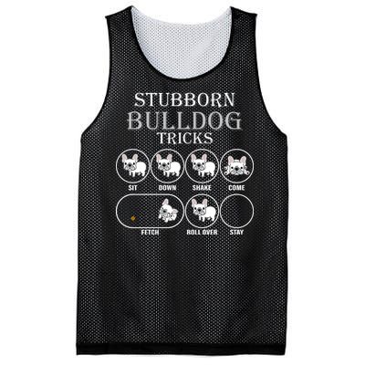 Stubborn Bulldog Tricks Mesh Reversible Basketball Jersey Tank