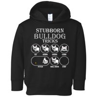 Stubborn Bulldog Tricks Toddler Hoodie