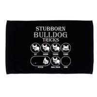 Stubborn Bulldog Tricks Microfiber Hand Towel