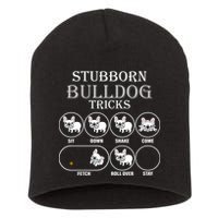 Stubborn Bulldog Tricks Short Acrylic Beanie