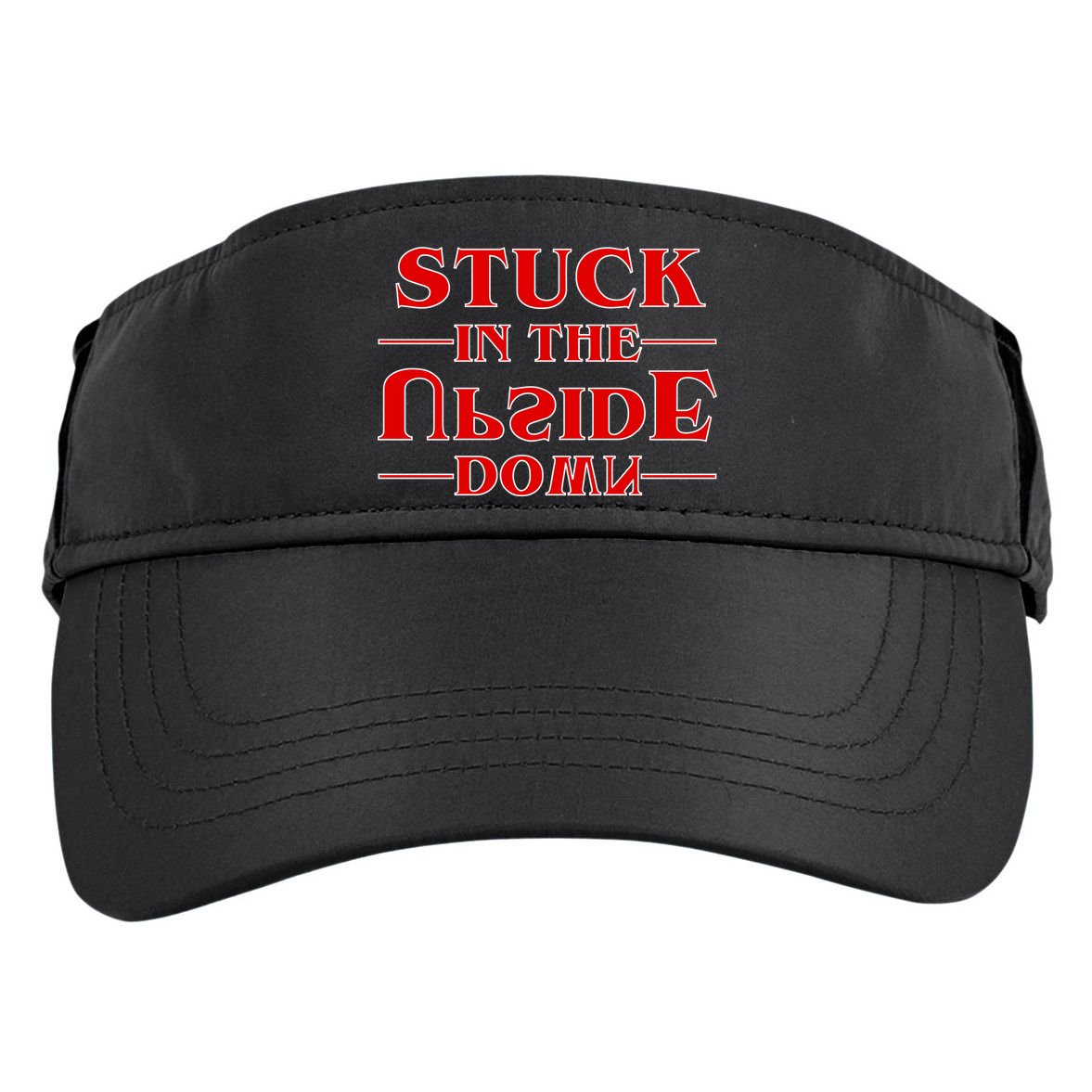 Stuck In The Upside Down Adult Drive Performance Visor