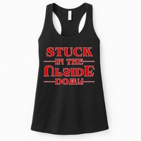 Stuck In The Upside Down Womens Tank Top
