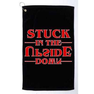 Stuck In The Upside Down Golf Towel