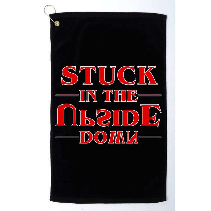 Stuck In The Upside Down Golf Towel