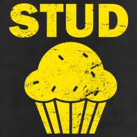 Stud Muffin Funny Retro Garment-Dyed Heavyweight T-Shirt