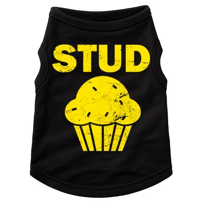 Stud Muffin Funny Retro Doggie Tank