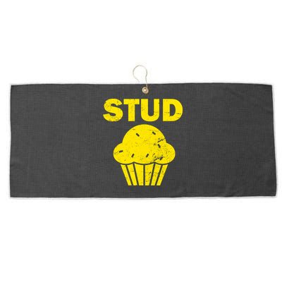 Stud Muffin Funny Retro Large Microfiber Waffle Golf Towel