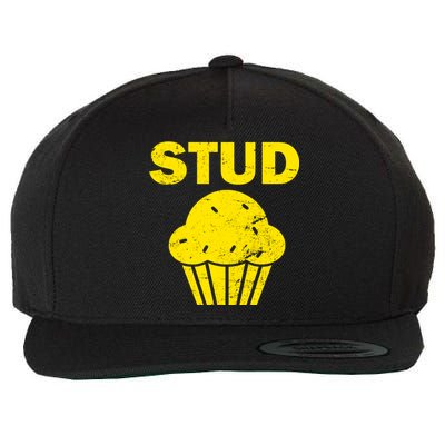 Stud Muffin Funny Retro Wool Snapback Cap