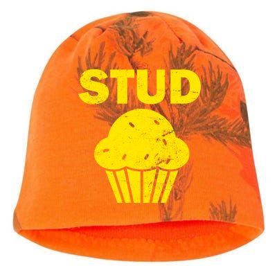 Stud Muffin Funny Retro Kati - Camo Knit Beanie