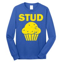 Stud Muffin Funny Retro Long Sleeve Shirt