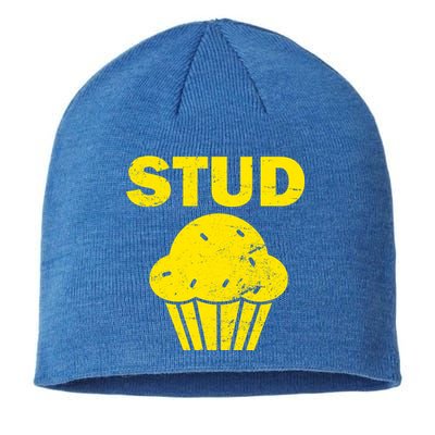 Stud Muffin Funny Retro Sustainable Beanie