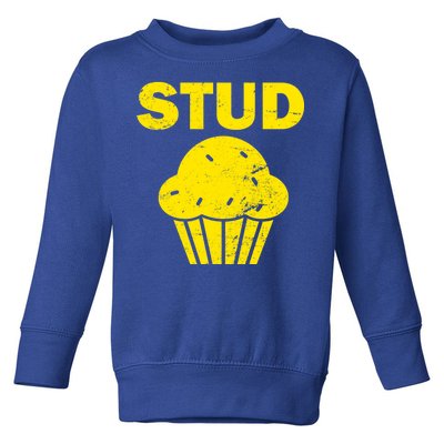 Stud Muffin Funny Retro Toddler Sweatshirt