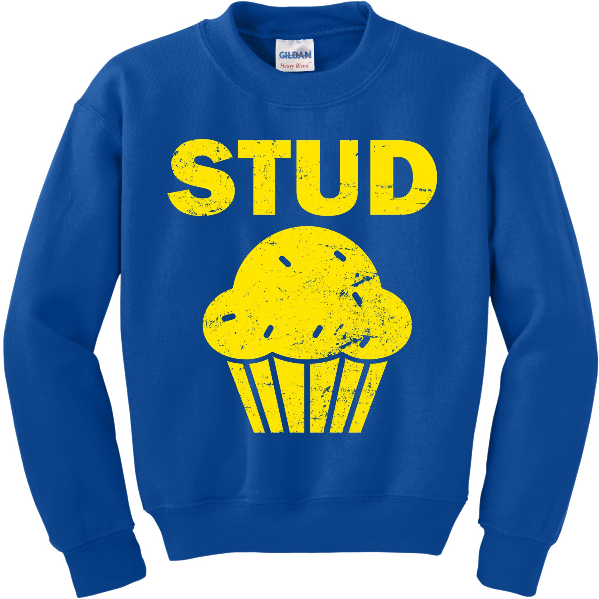 Stud Muffin Funny Retro Kids Sweatshirt