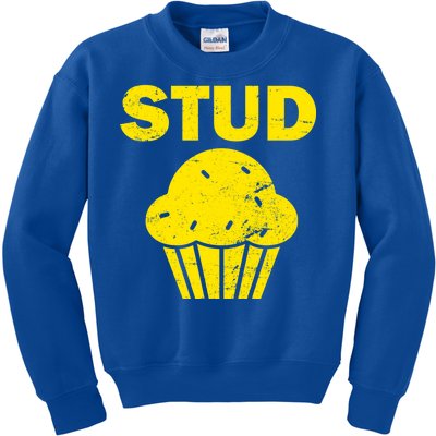 Stud Muffin Funny Retro Kids Sweatshirt