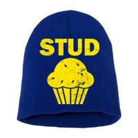 Stud Muffin Funny Retro Short Acrylic Beanie