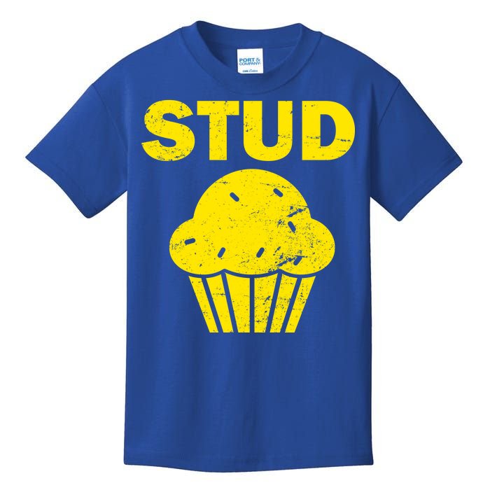 Stud Muffin Funny Retro Kids T-Shirt