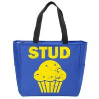 Stud Muffin Funny Retro Zip Tote Bag