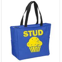 Stud Muffin Funny Retro Zip Tote Bag