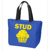 Stud Muffin Funny Retro Zip Tote Bag