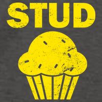 Stud Muffin Funny Retro Vector Backpack
