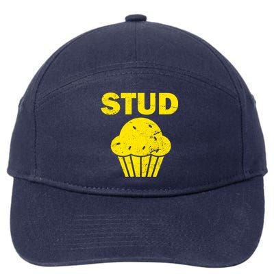 Stud Muffin Funny Retro 7-Panel Snapback Hat