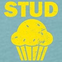 Stud Muffin Funny Retro Sueded Cloud Jersey T-Shirt