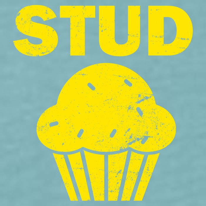 Stud Muffin Funny Retro Sueded Cloud Jersey T-Shirt