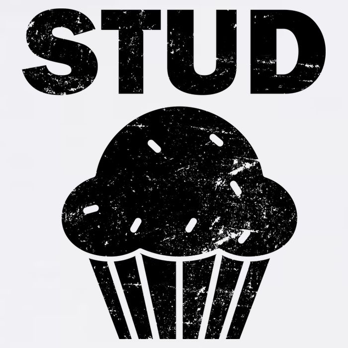 Stud Muffin Funny Retro Garment-Dyed Sweatshirt